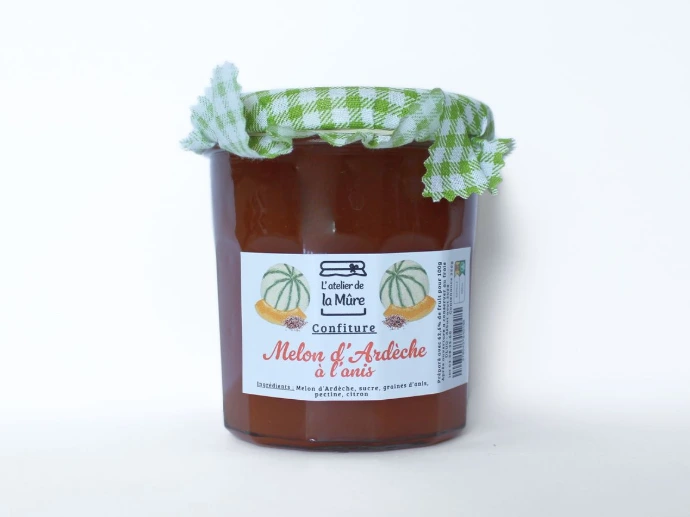 [35] Confiture Extra 350g - Melon d'Ardèche à l'anis