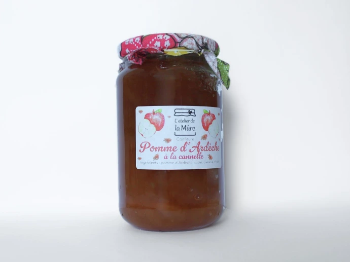 [36] Confiture Extra 350g - Pomme d'Ardèche à la cannelle