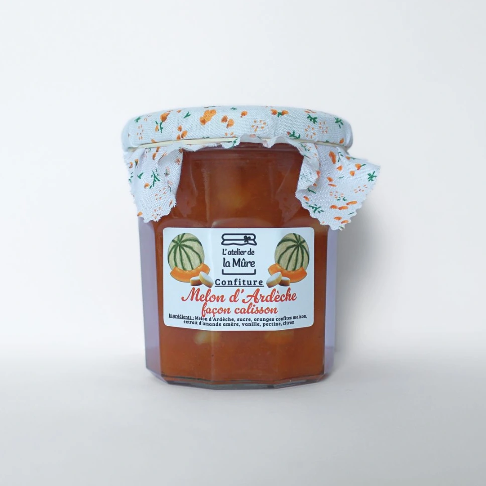 Confiture Extra Melon d'Ardèche façon calisson - 350 g
