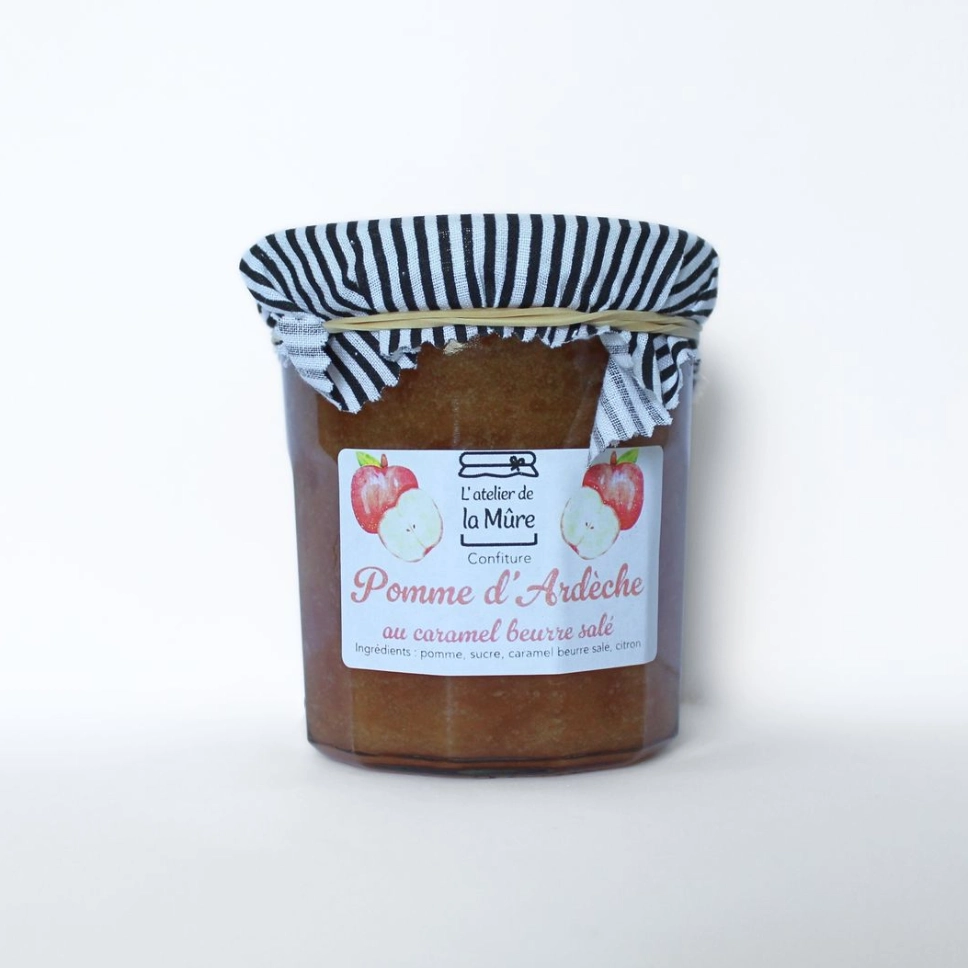 Confiture Extra Pomme d'Ardèche au Caramel Beurre Salé - 350 g