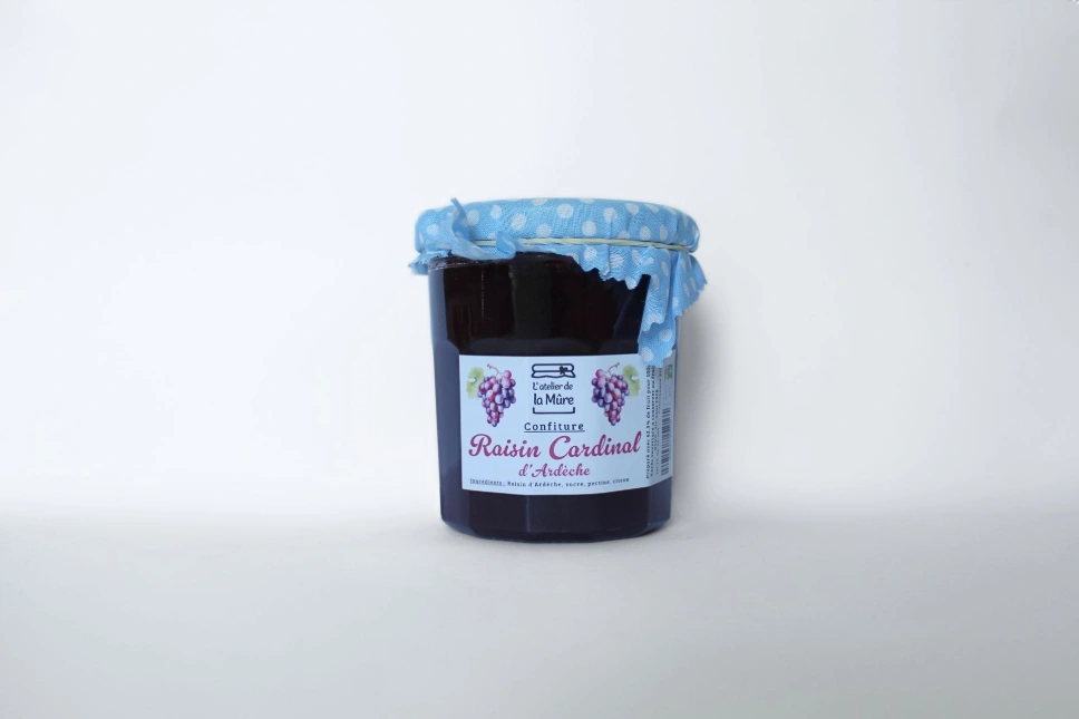 Confiture Extra Raisin Cardinal d'Ardèche - 350 g