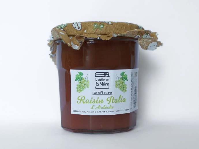 Confiture Extra 350g - Raisin Italia d'Ardèche