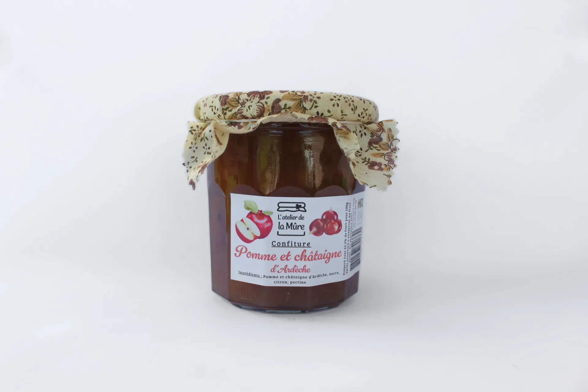 Confiture Extra Pomme et Châtaigne d'Ardèche - 350 g