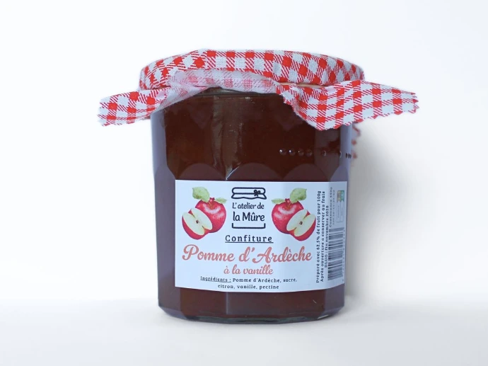 [50] Confiture Extra 350g - Pomme d'Ardèche à la vanille