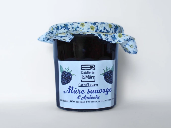 [53] Confiture Extra 350g - Mûre Sauvage d'Ardèche