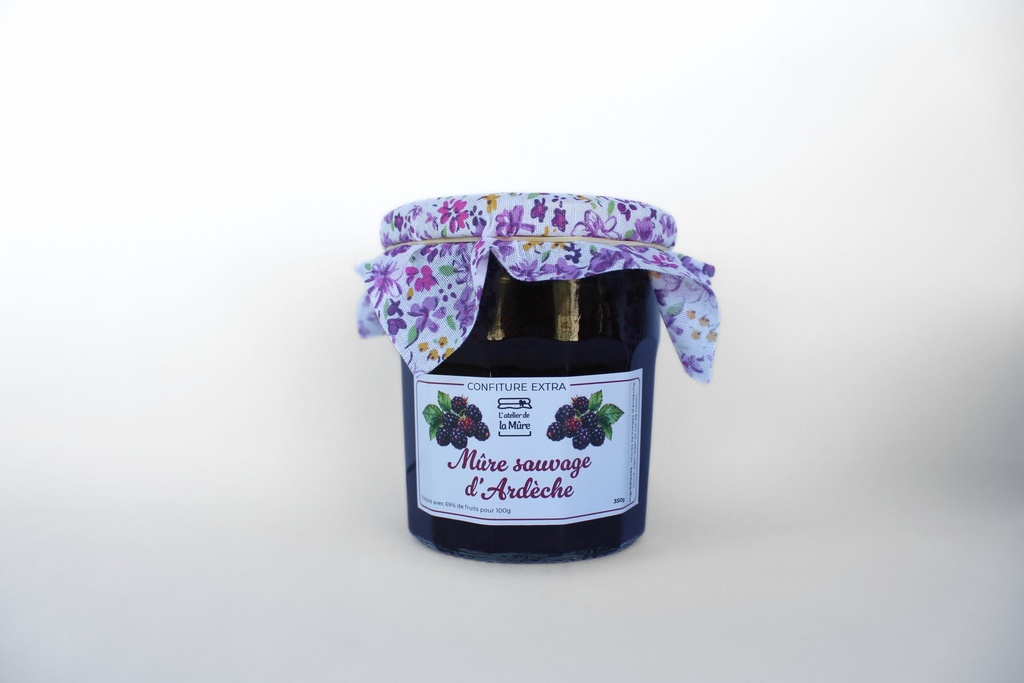 [53] Confiture Extra Mûre Sauvage d'Ardèche - 350 g