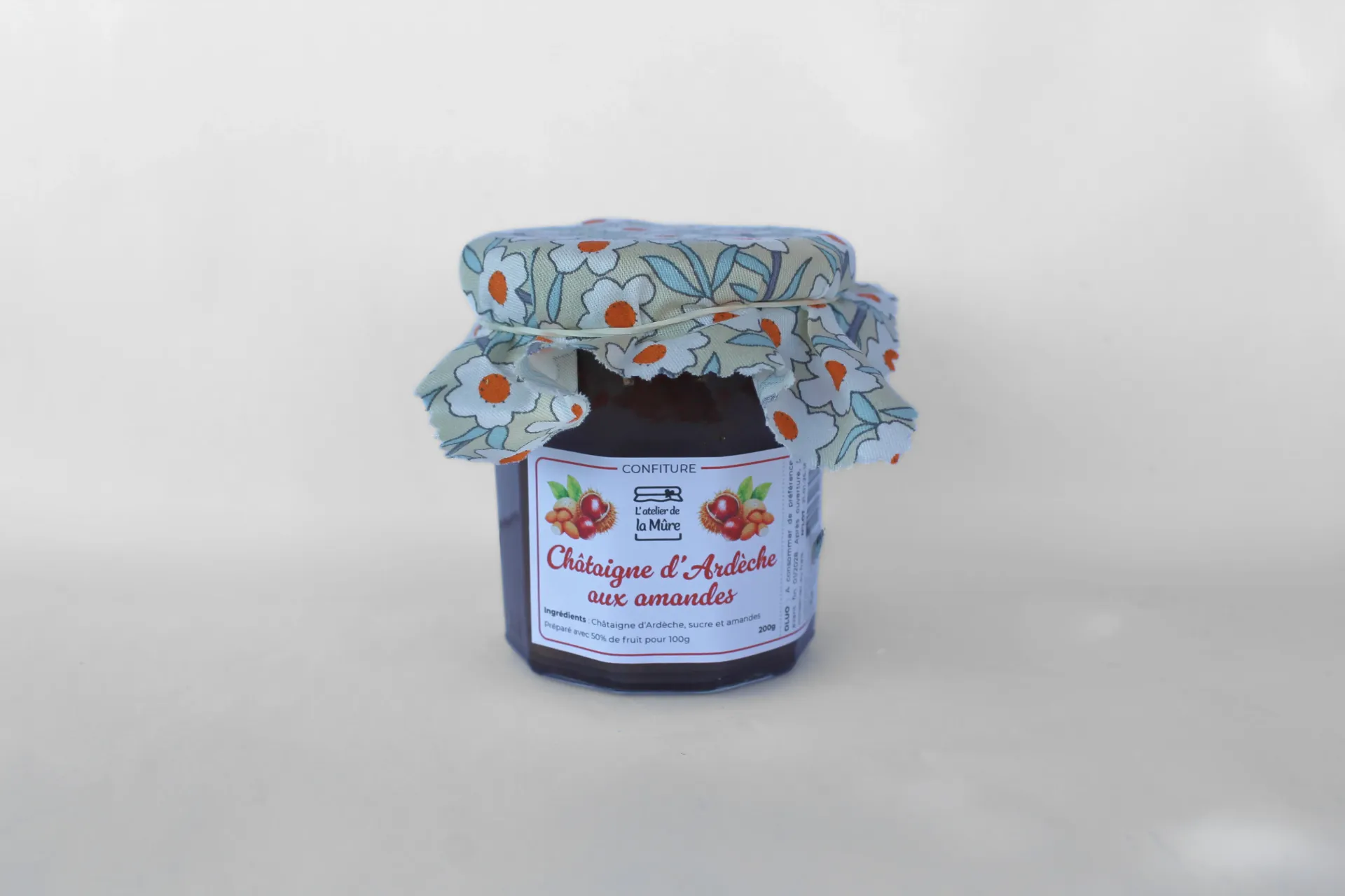 Confiture Extra Châtaigne et Amande d'Ardèche - 200 g