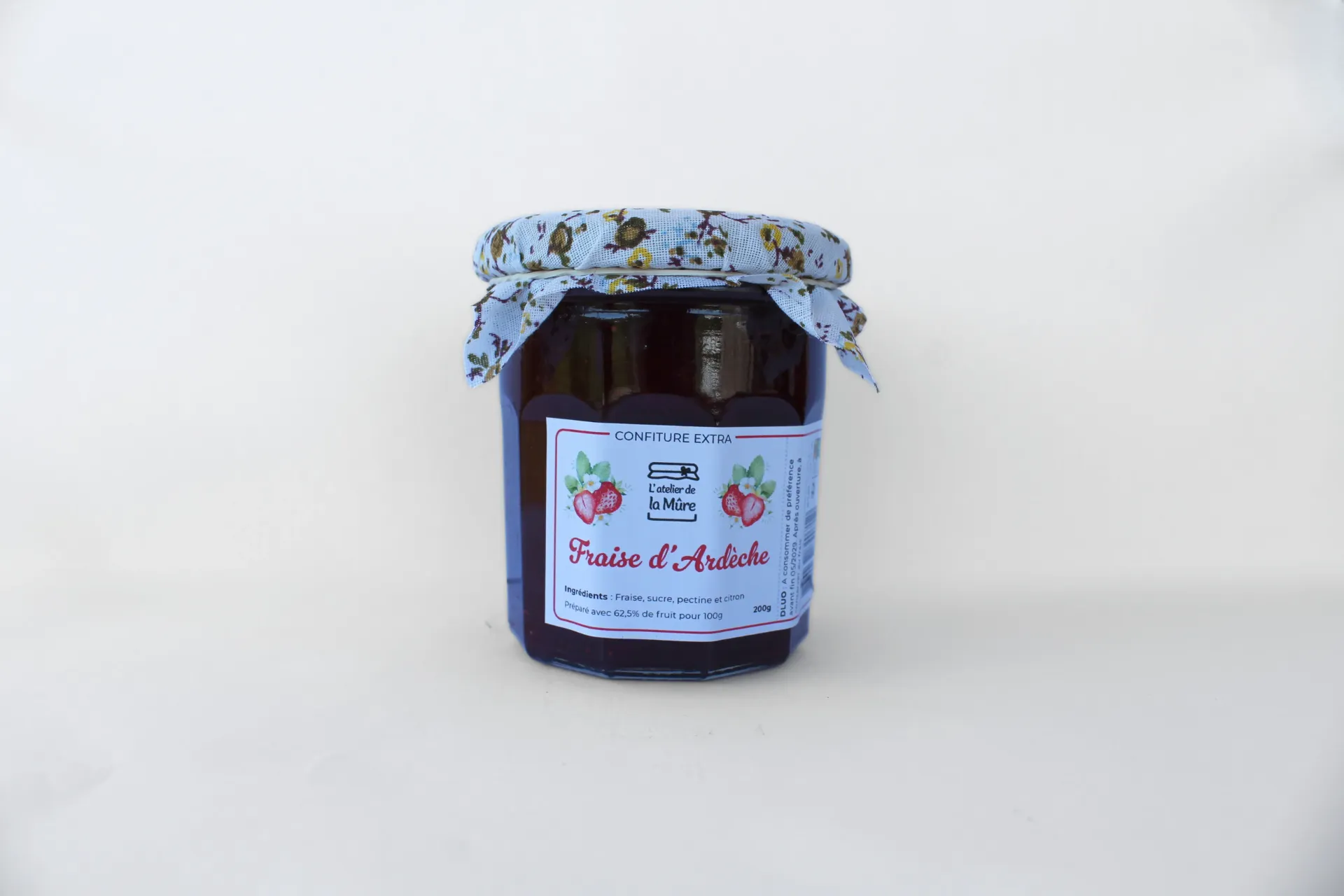 Confiture Extra Fraise d'Ardèche - 200 g