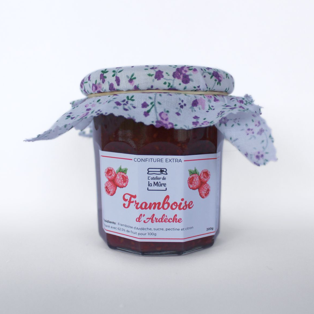 [70] Confiture Extra Framboise d'Ardèche - 200 g