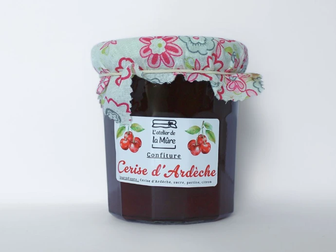 Confiture Extra 350g - Cerise d'Ardèche