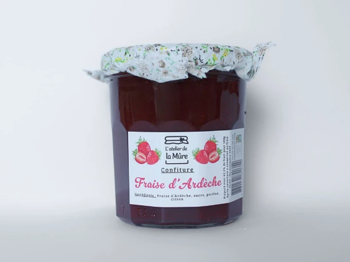 [81] Confiture Extra 350g - Fraise d'Ardèche