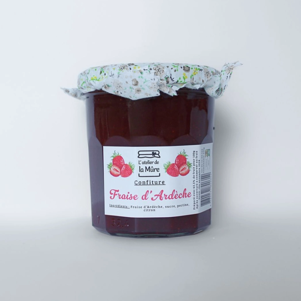 [81] Confiture Extra Fraise d'Ardèche - 350 g