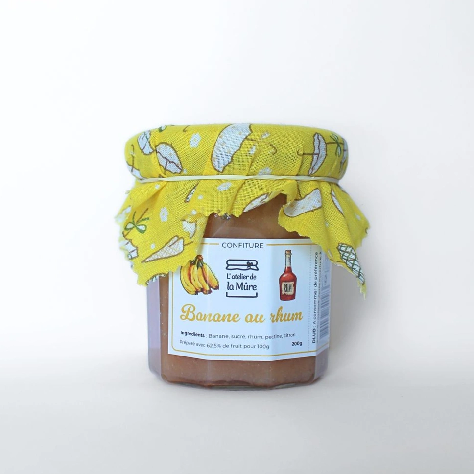Confiture Extra Banane au rhum - 200 g