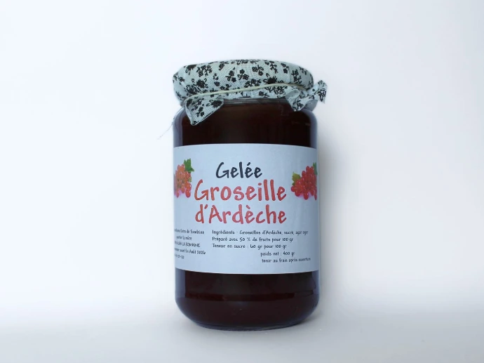 [86] Gelée 350g - Groseille d'Ardèche