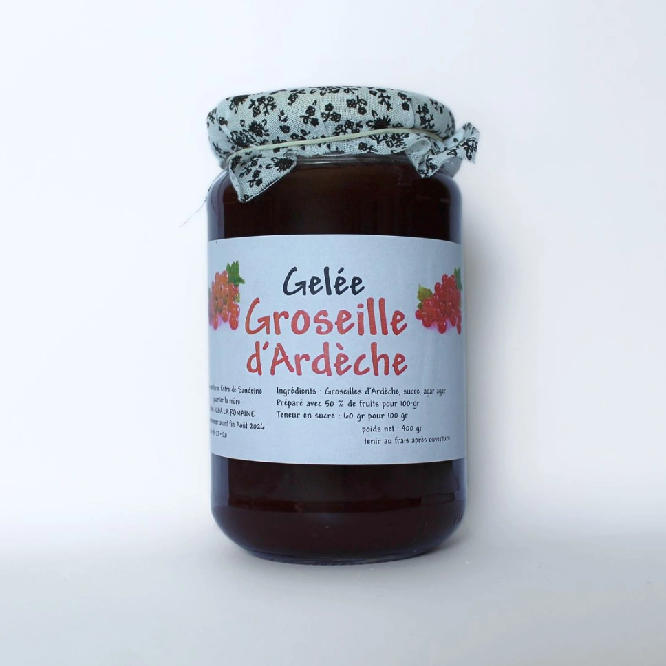[86] Gelée Groseille d'Ardèche - 350 g