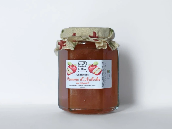 [89] Confiture Extra 100g - Pomme d'Ardèche au Caramel