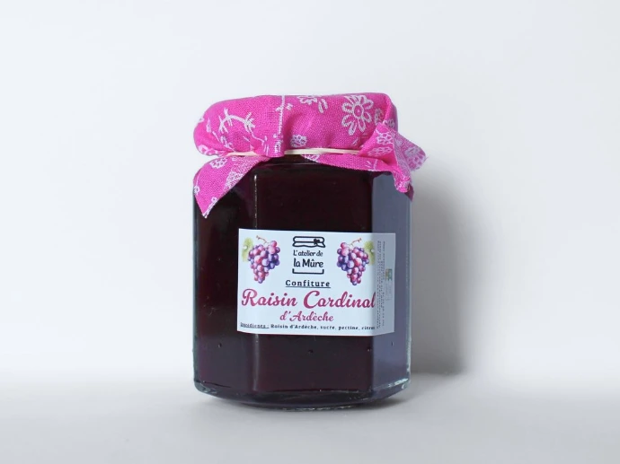 [90] Confiture Extra 100g - Raisin Cardinal d'Ardèche