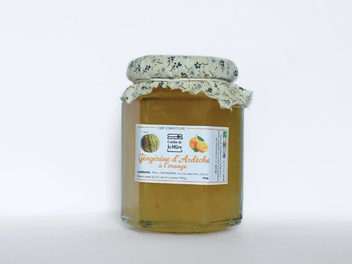 [97] Confiture Extra 100g - Gingérine d'Ardèche à l'Orange