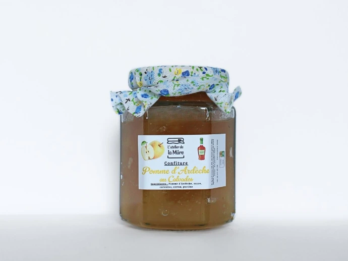 Confiture Extra 100g - Pomme d'Ardèche au Calvados
