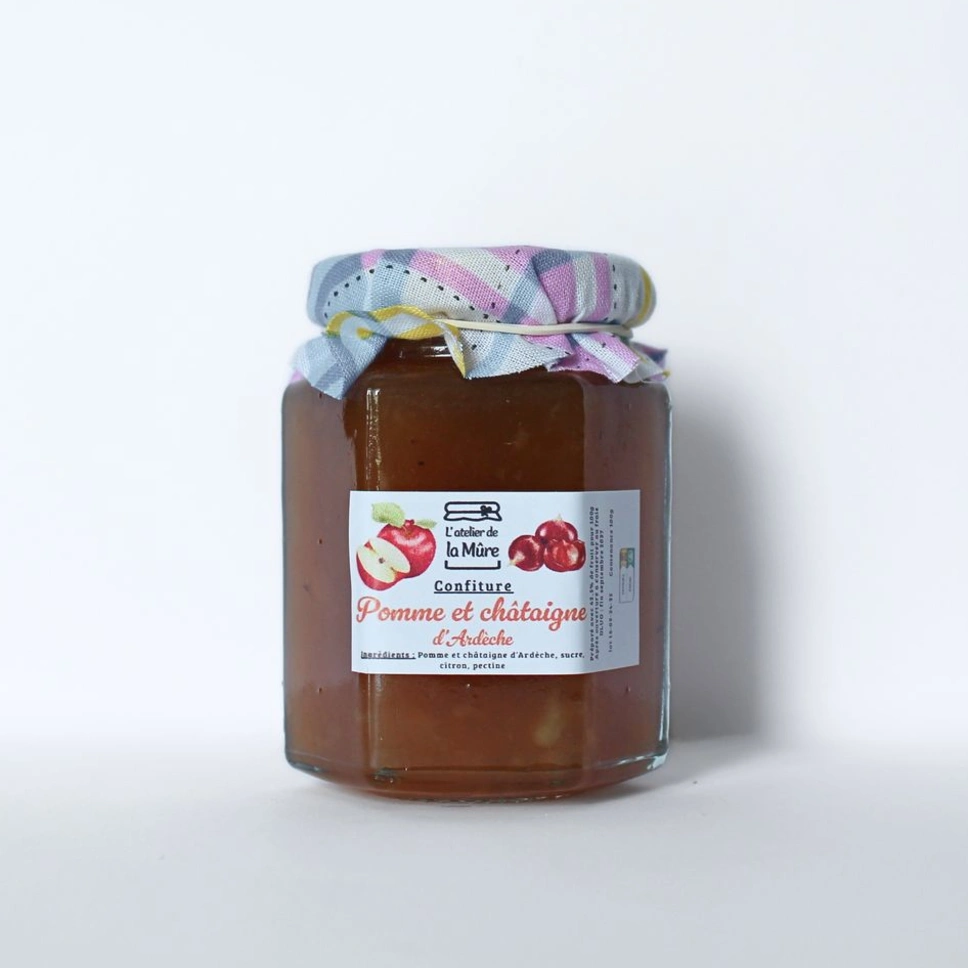 Confiture Extra Pomme et Châtaigne d'Ardèche - 100 g