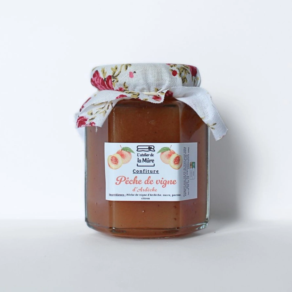 Confiture Extra Pêche de Vigne d'Ardèche - 100 g