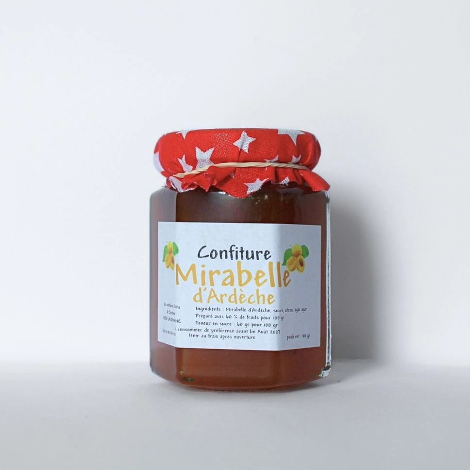 Confiture Extra Mirabelle d'Ardèche - 100 g