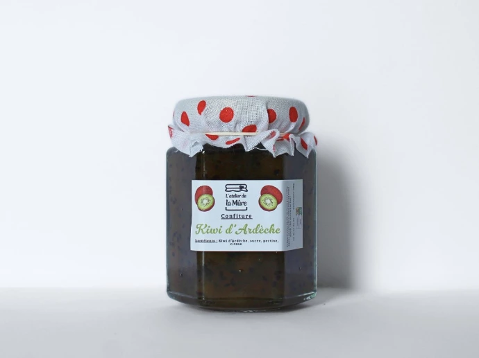 [113] Confiture Extra 100g - Kiwi d'Ardèche