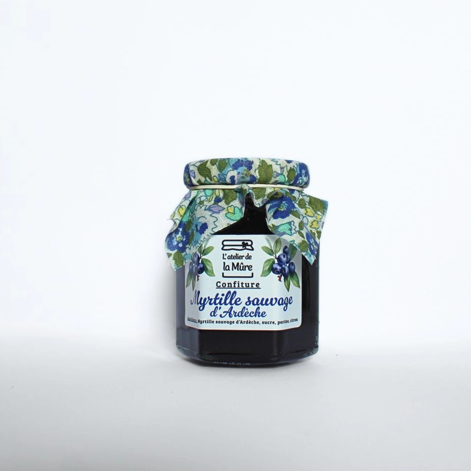 Confiture Extra Myrtille sauvage d'Ardèche - 100 g