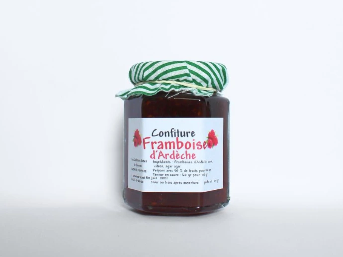 [126] Confiture Extra 100g - Framboise d'Ardèche