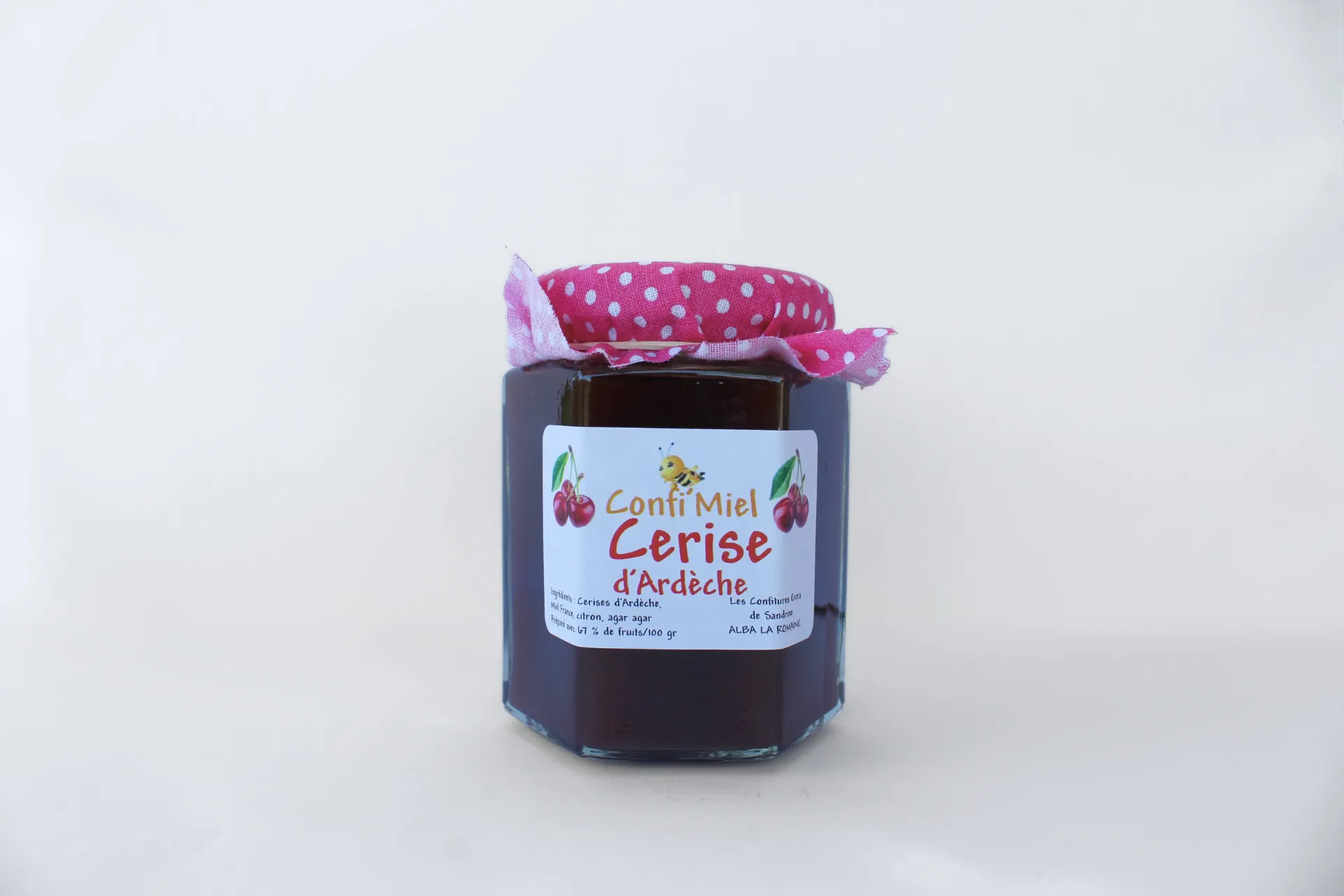 [134] Confi'Miel Cerise d'Ardèche - 200 g