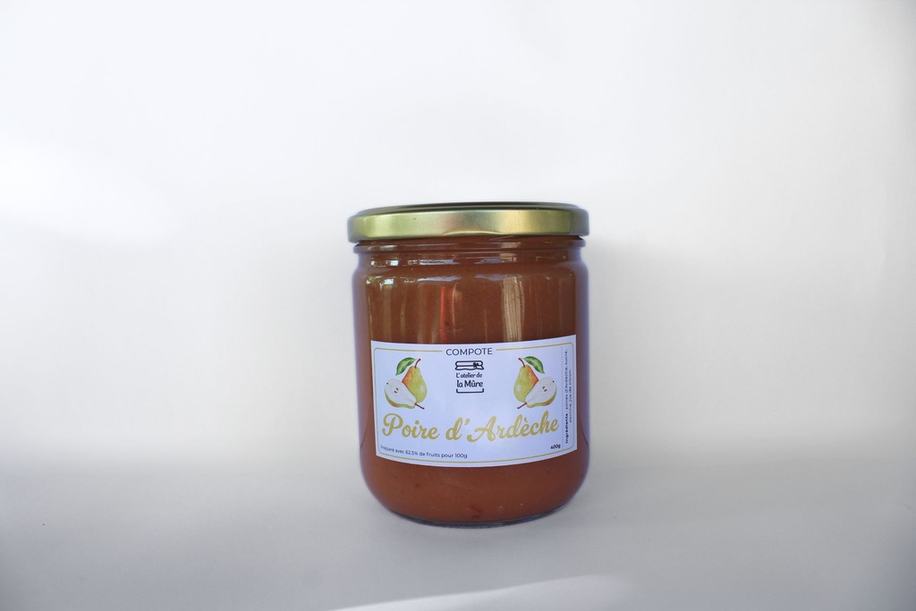 [259] Compote Poire d'Ardèche - 400 g