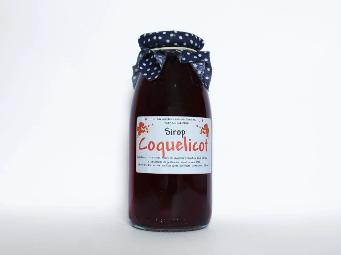 [153] Sirop 25cl - Coquelicot d'Ardèche