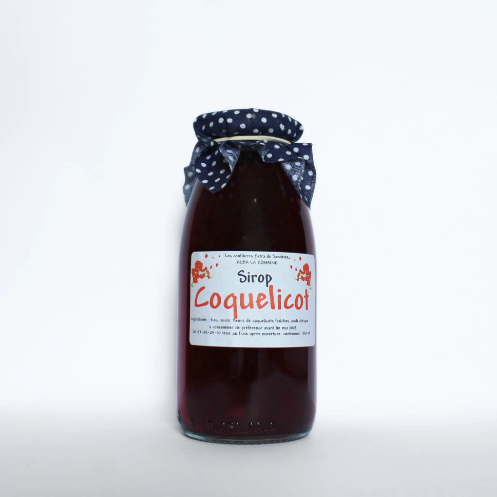Sirop Coquelicot d'Ardèche - 25 cl