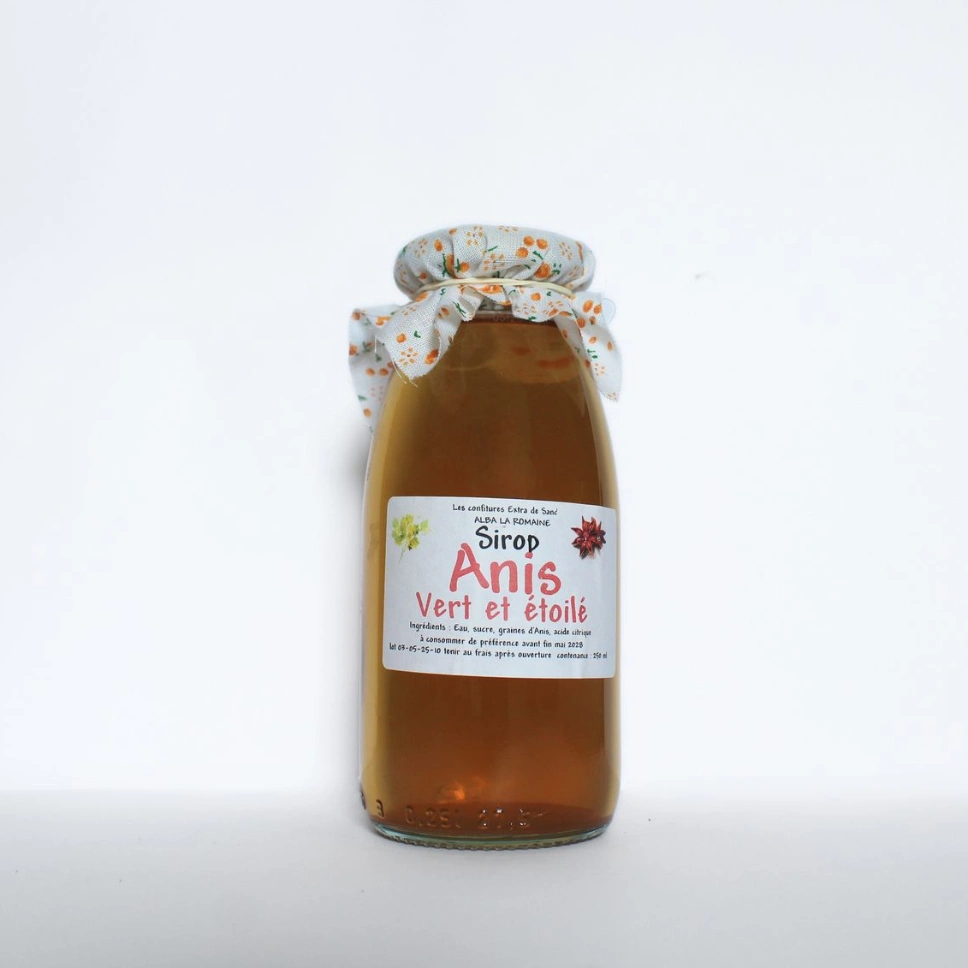 Sirop Anis Vert et Anis Étoilé - 25 cl