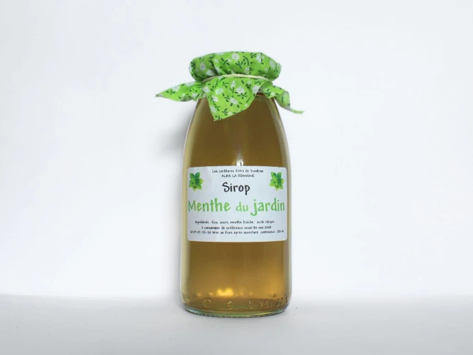 [160] Sirop 25cl - Menthe du Jardin d'Ardèche