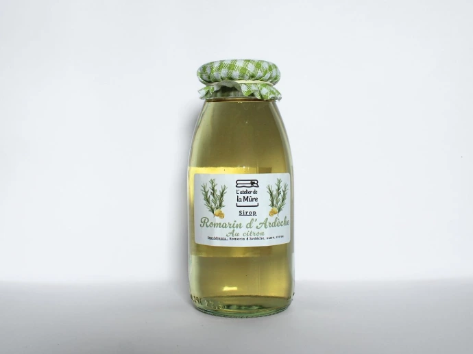 [162] Sirop 25cl - Romarin d'Ardèche Citron