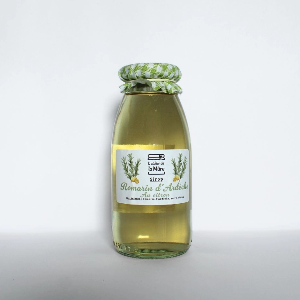 Sirop Romarin d'Ardèche Citron - 25 cl
