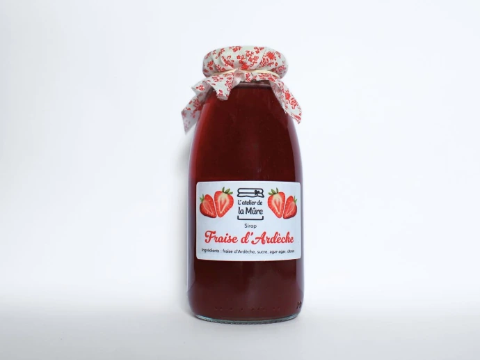 [164] Sirop 25cl - Fraise d'Ardèche