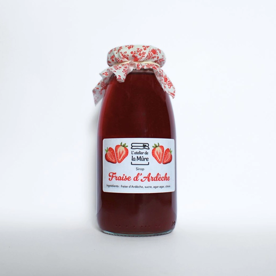 Sirop Fraise d'Ardèche - 25 cl