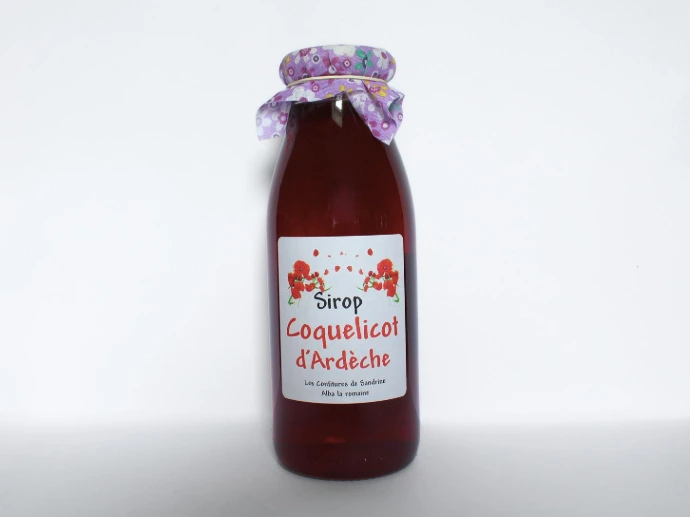[169] Sirop 50cl - Coquelicot d'Ardèche