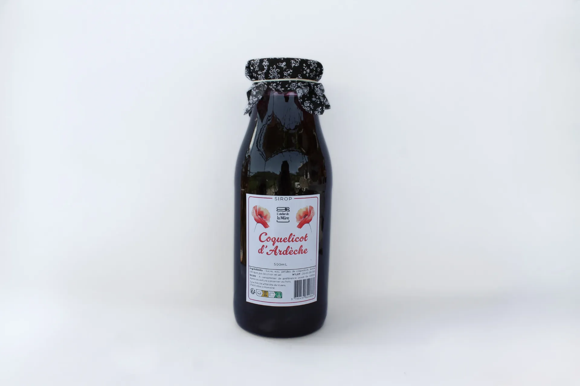 Sirop Coquelicot d'Ardèche - 50 cl
