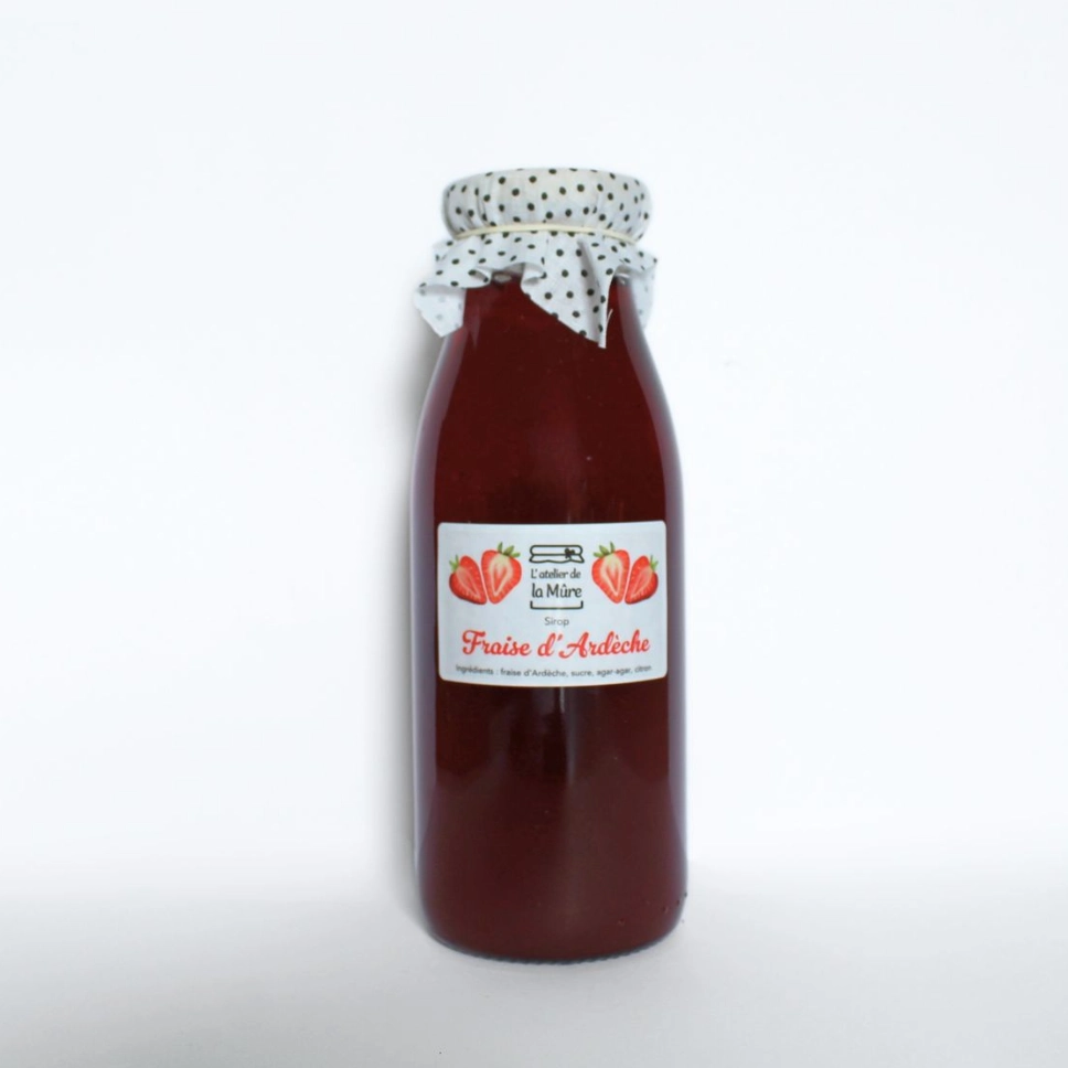 [176] Sirop Fraise d'Ardèche - 50 cl