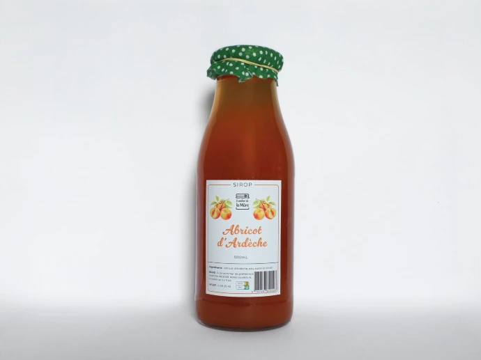 [177] Sirop 50cl - Abricot d'Ardèche
