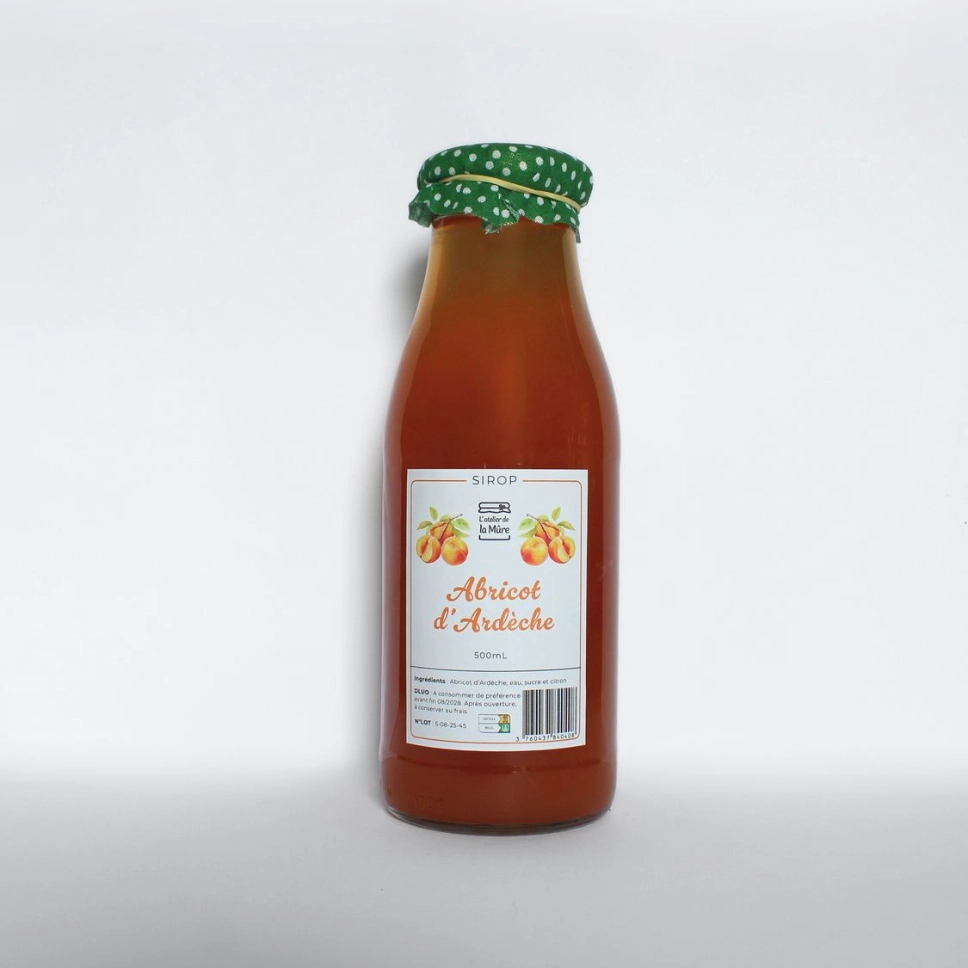 Sirop Abricot d'Ardèche - 50cl