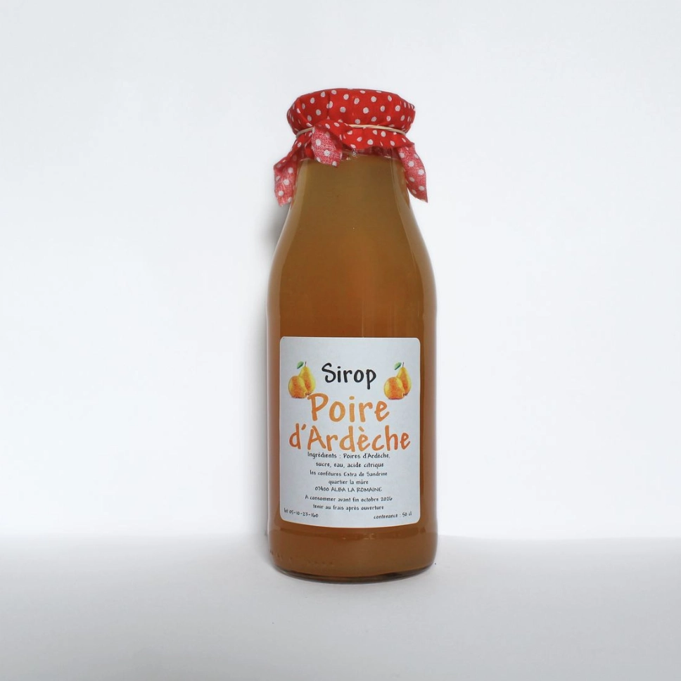 Sirop Poire d'Ardèche - 50 cl