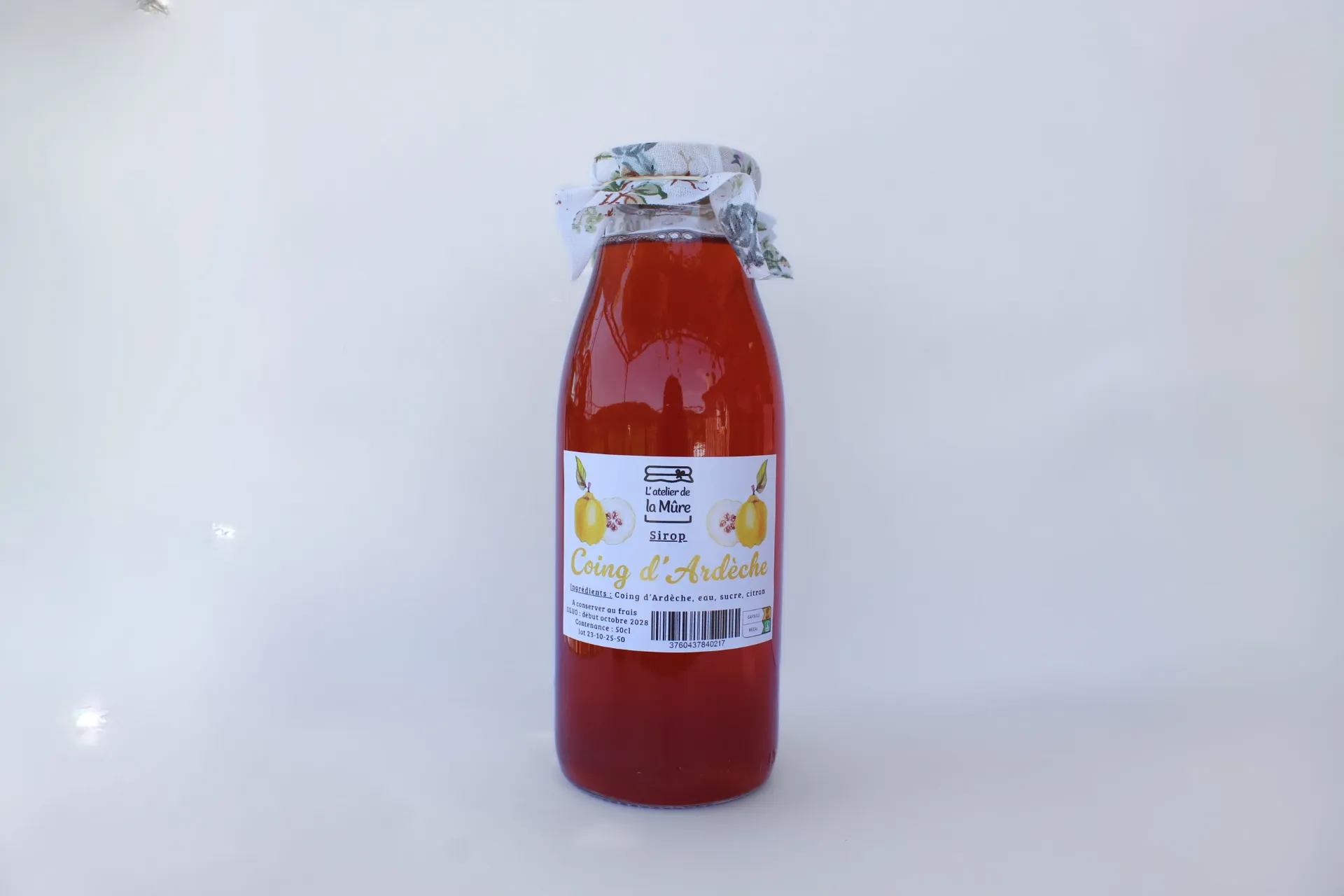 Sirop Coing d'Ardèche - 50 cl