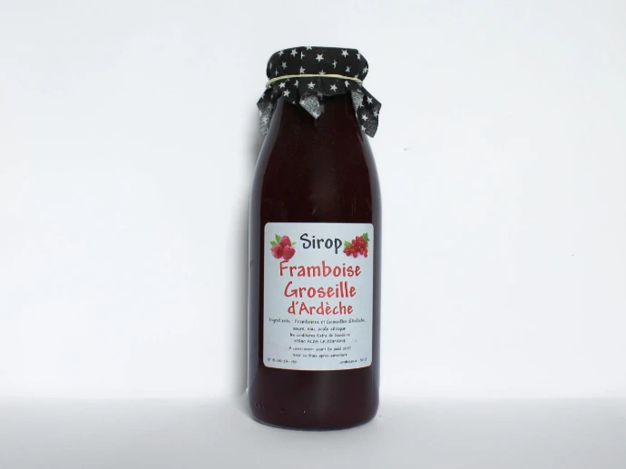 [192] Sirop 50cl - Framboise et Groseille d'Ardèche