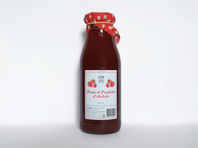 [193] Sirop 50cl - Fraise et Framboise d'Ardèche