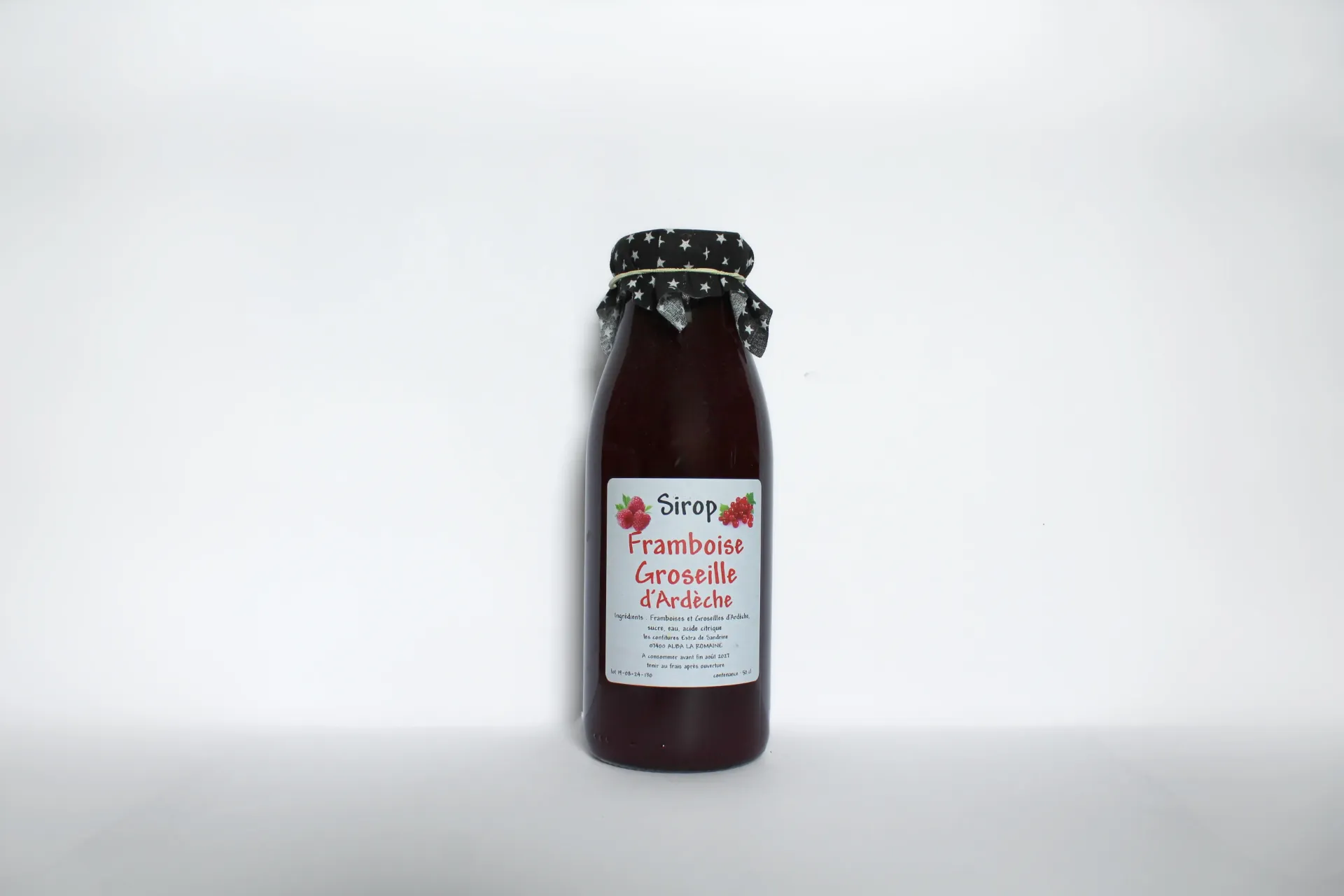 Sirop 50cl - Framboise et Groseille d'Ardèche