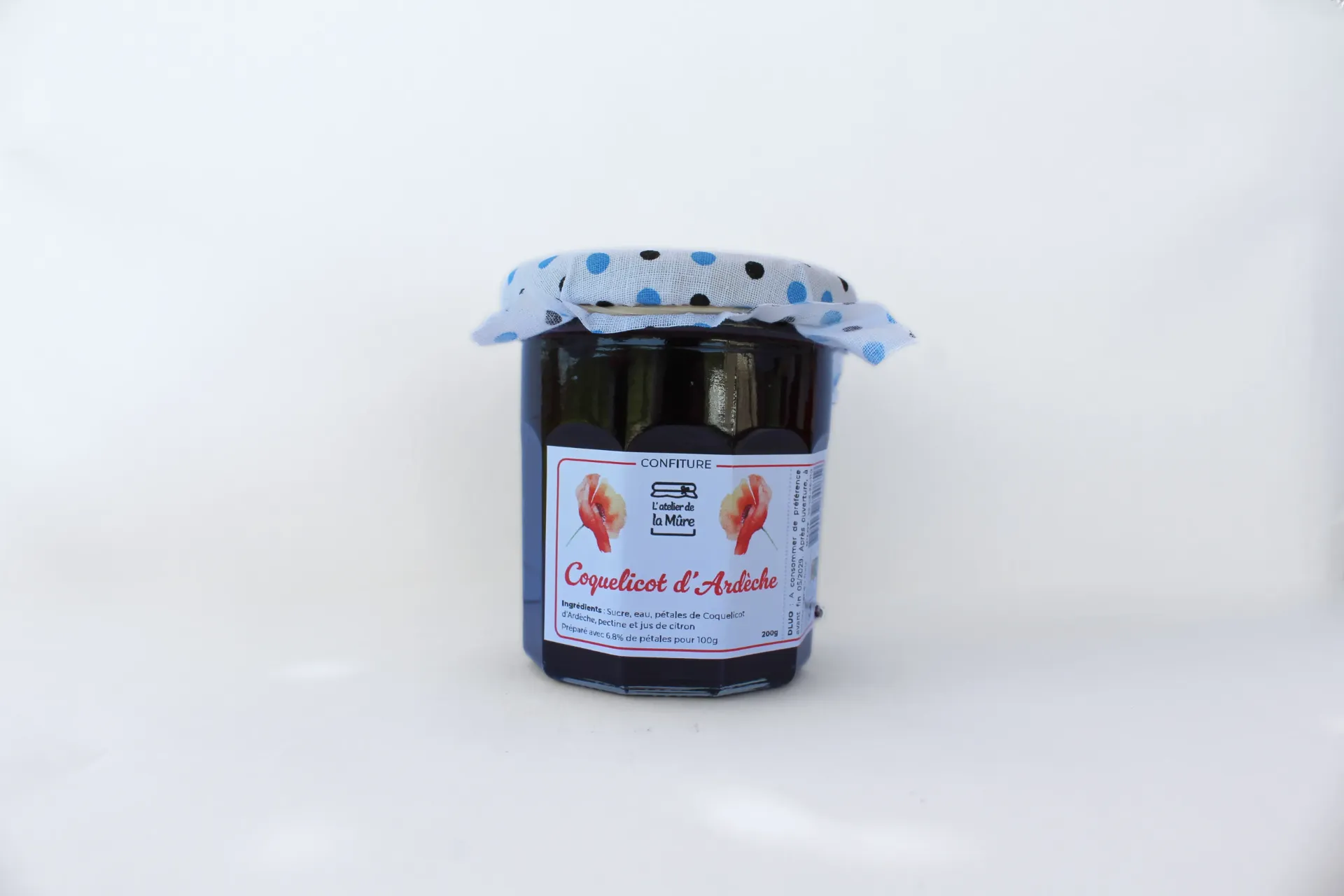 [200] Confiture Coquelicot d'Ardèche - 200 g